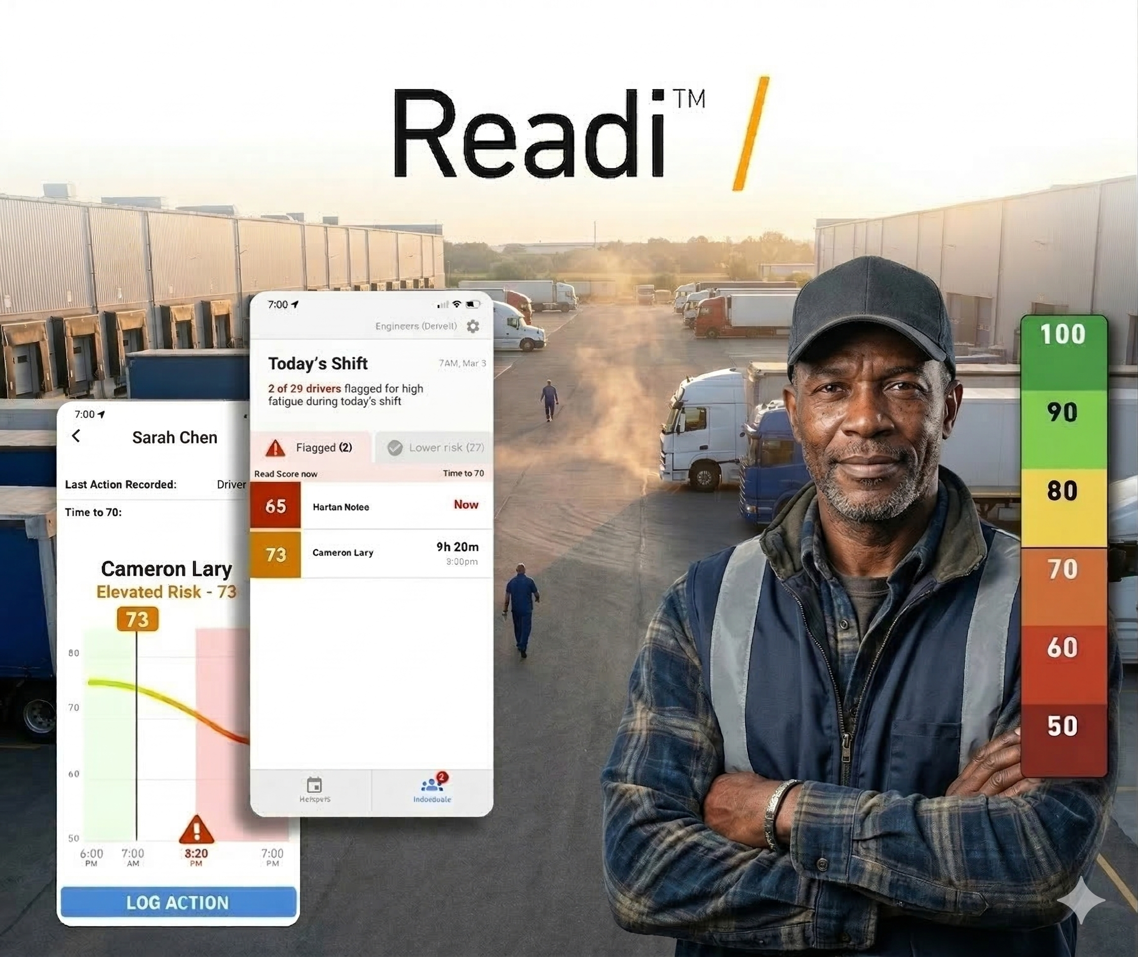 readi supervise on phone - fleet